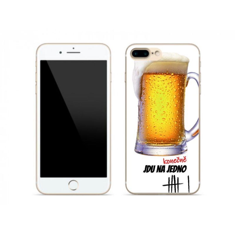 Gelový kryt mmCase na mobil iPhone 8 Plus - jdu na jedno