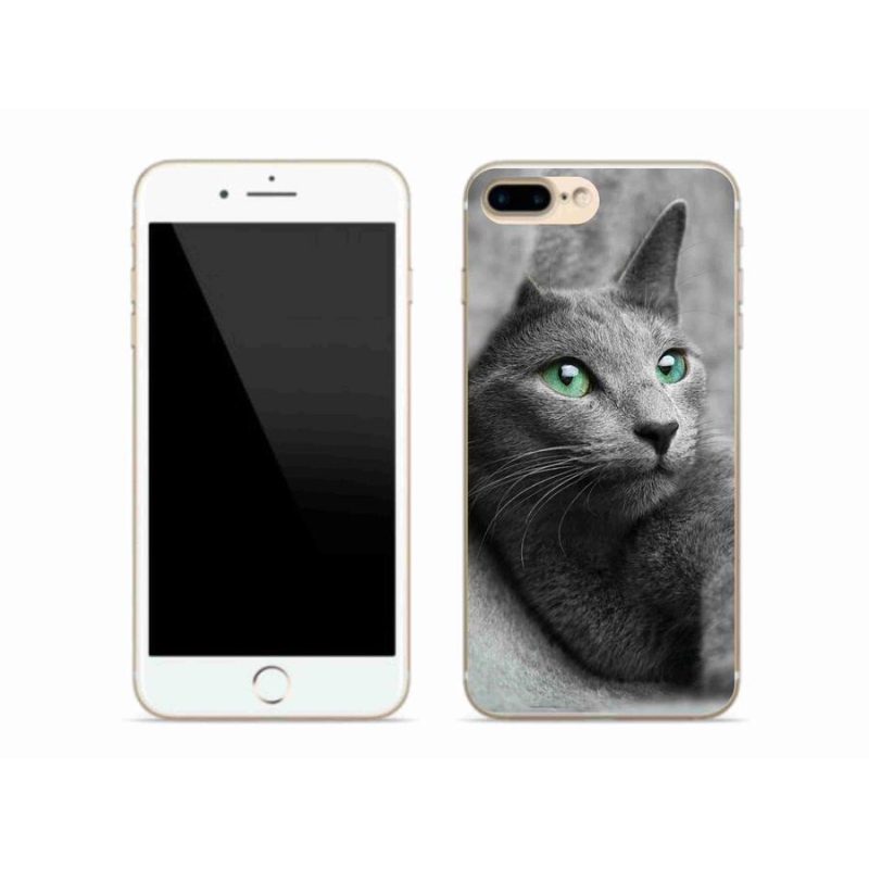 Gelový kryt mmCase na mobil iPhone 8 Plus - kočka 2