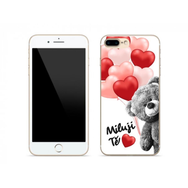 Gelový kryt mmCase na mobil iPhone 8 Plus - miluji Tě
