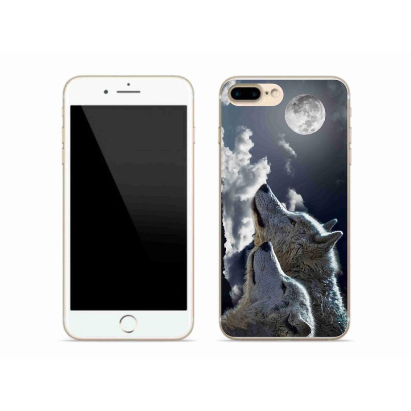 Gelový kryt mmCase na mobil iPhone 8 Plus - vlci