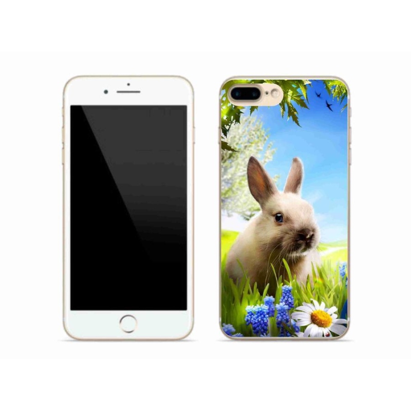 Gelový kryt mmCase na mobil iPhone 8 Plus - zajíček