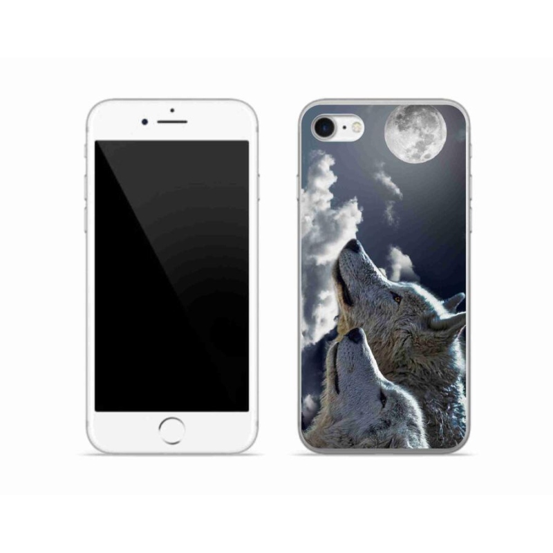 Gelový kryt mmCase na mobil iPhone 8 - vlci