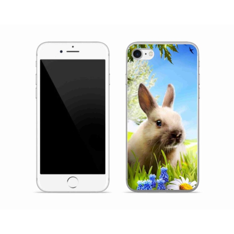 Gelový kryt mmCase na mobil iPhone 8 - zajíček