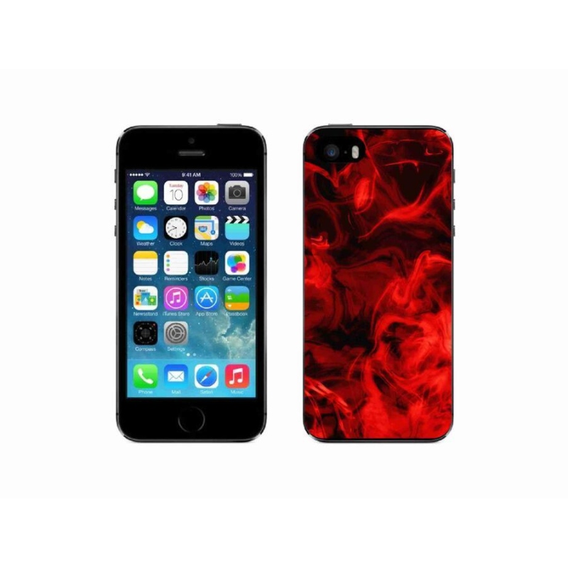 Gelový kryt mmCase na mobil iPhone SE (2016) - abstraktní vzor 11