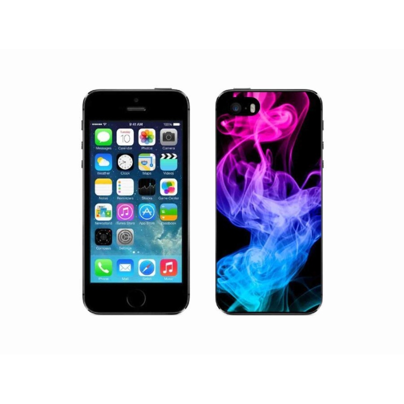 Gelový kryt mmCase na mobil iPhone SE (2016) - abstraktní vzor 8