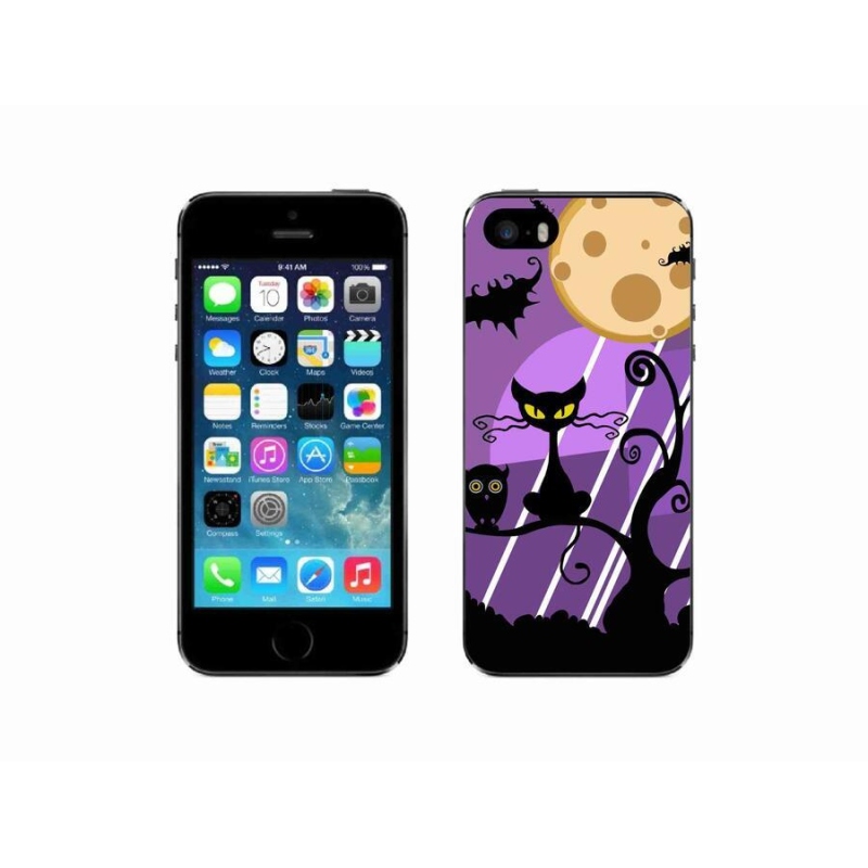 Gelový kryt mmCase na mobil iPhone SE (2016) - halloween