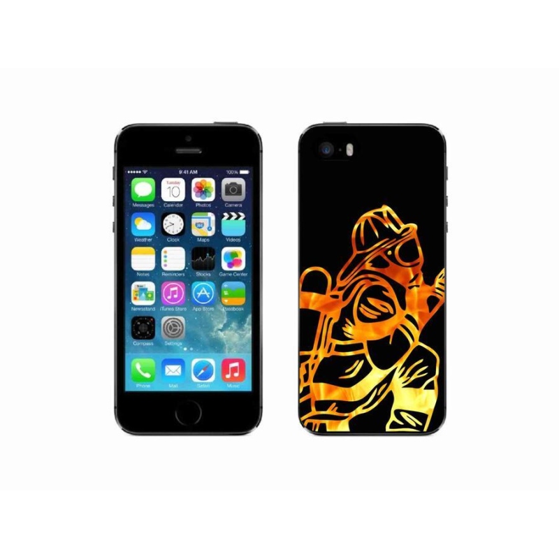 Gelový kryt mmCase na mobil iPhone SE (2016) - hasič 1