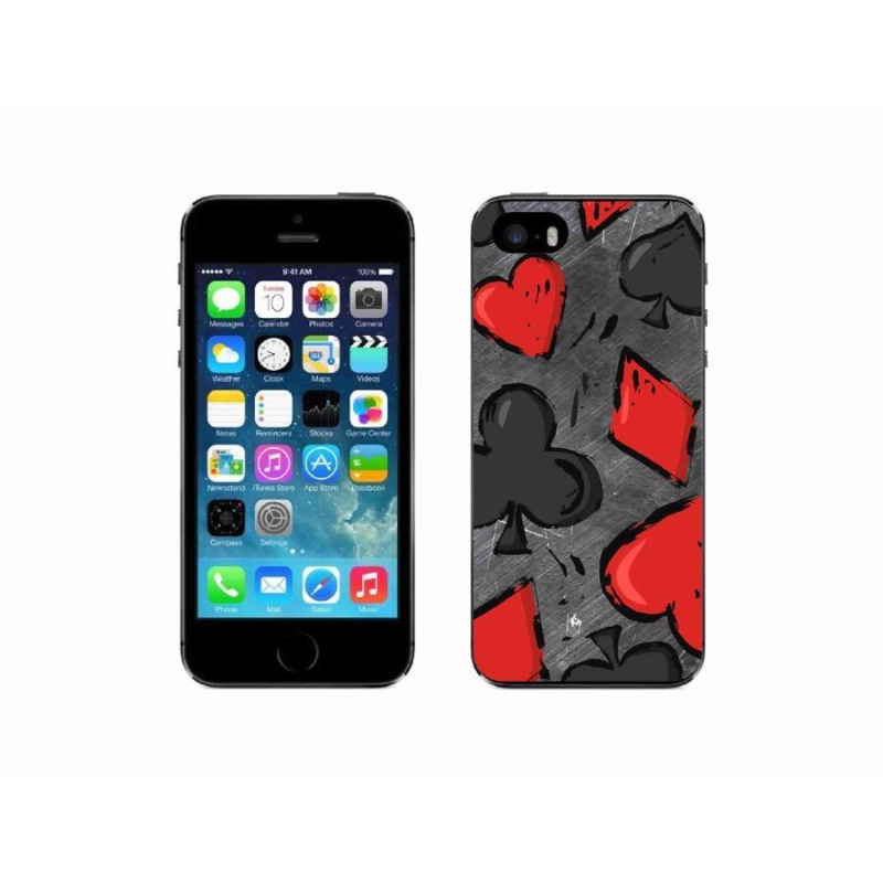 Gelový kryt mmCase na mobil iPhone SE (2016) - karta 1