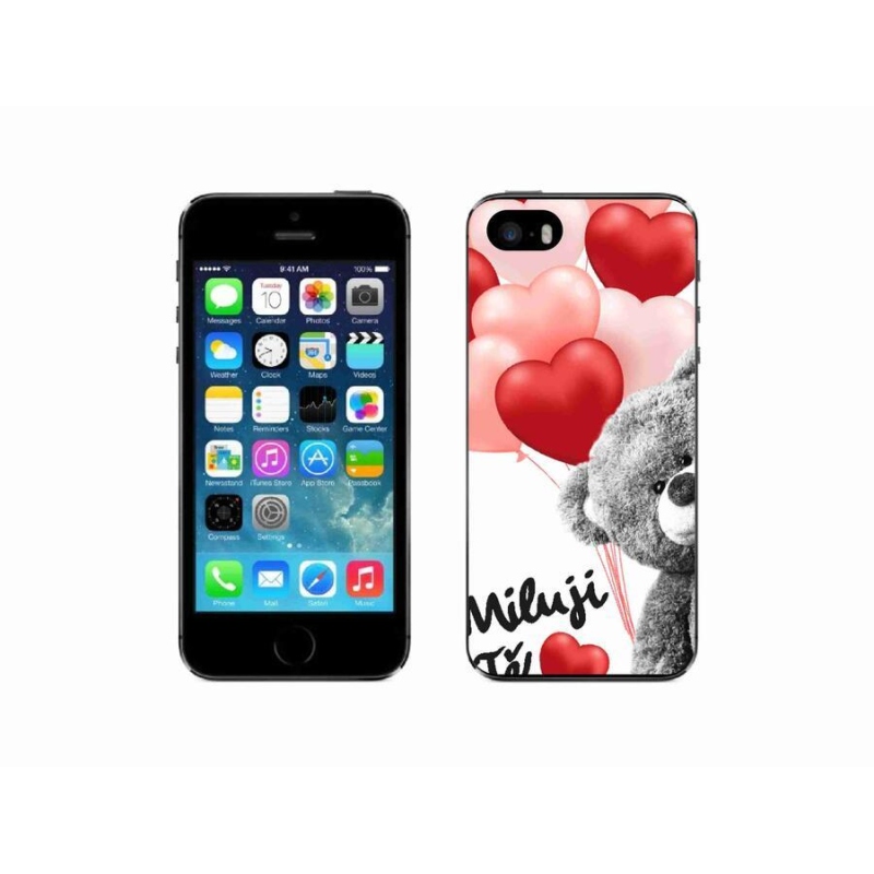 Gelový kryt mmCase na mobil iPhone SE (2016) - miluji Tě