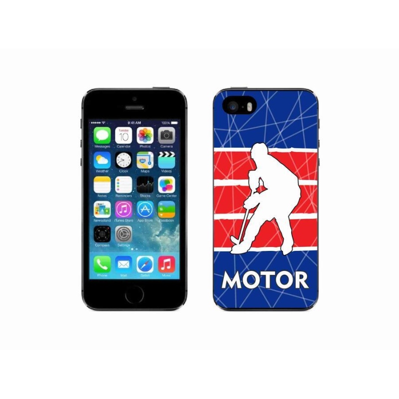 Gelový kryt mmCase na mobil iPhone SE (2016) - Motor