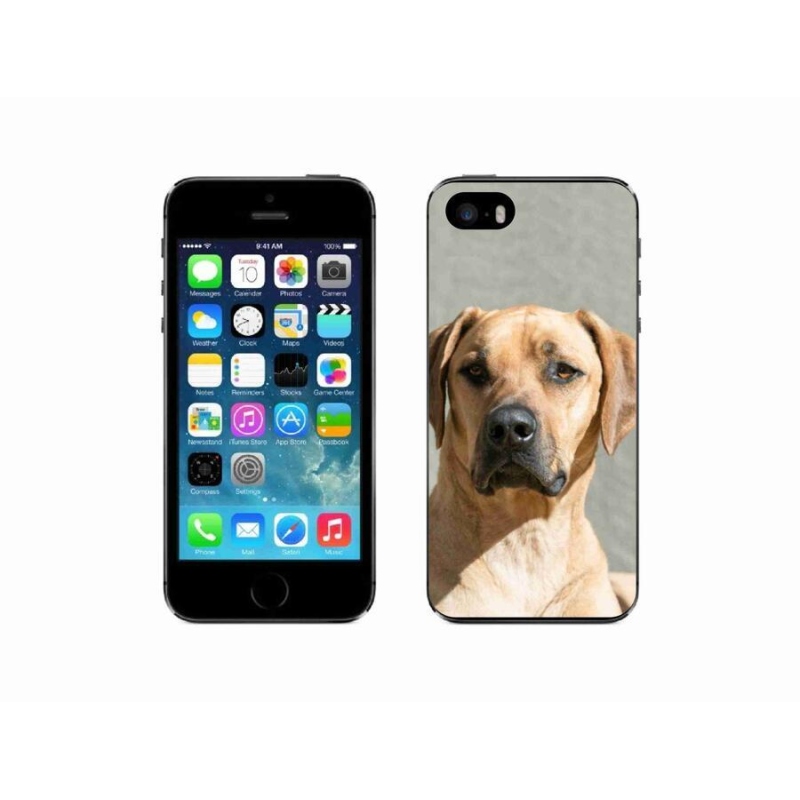 Gelový kryt mmCase na mobil iPhone SE (2016) - ridgeback