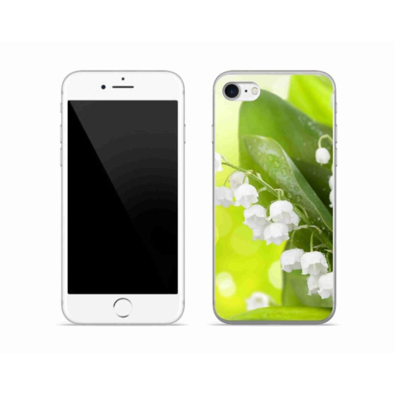 Gelový kryt mmCase na mobil iPhone SE (2020) - konvalinka