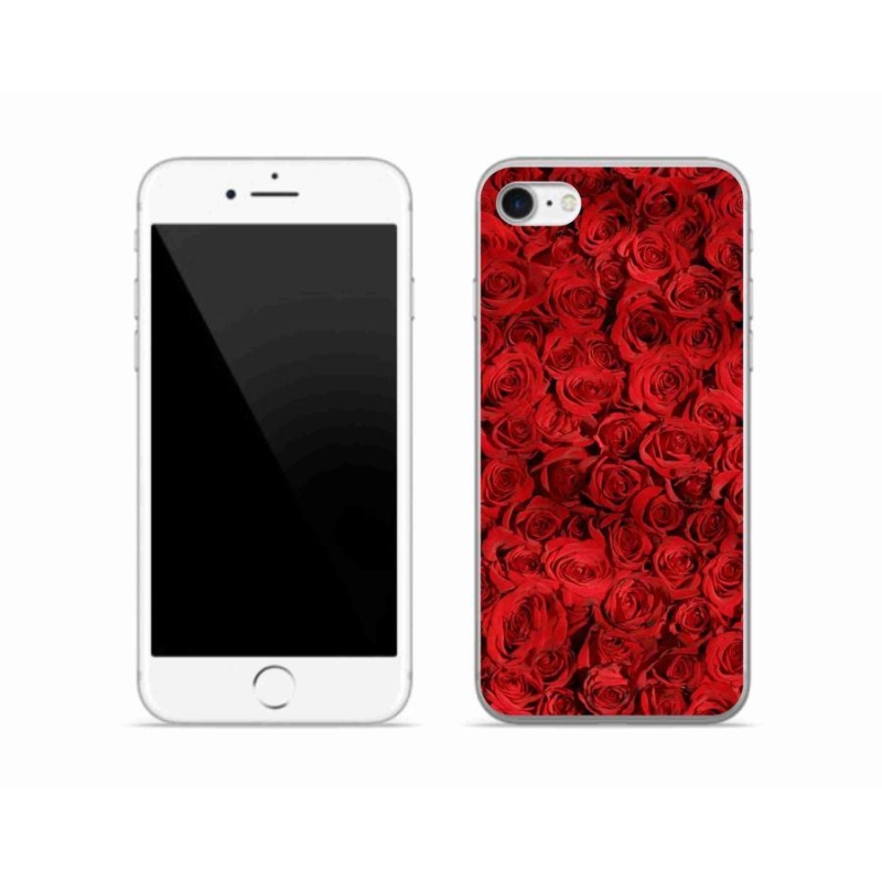 Gelový kryt mmCase na mobil iPhone SE (2020) - růže