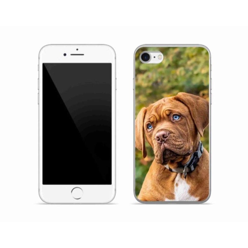 Gelový kryt mmCase na mobil iPhone SE (2020) - štěně