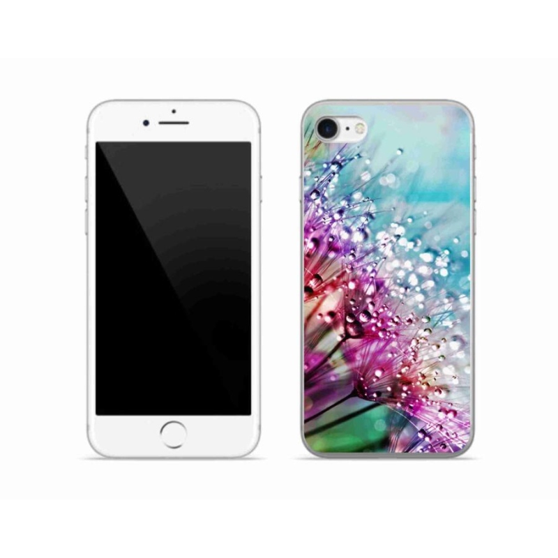 Gelový kryt mmCase na mobil iPhone SE (2022) - barevné květy