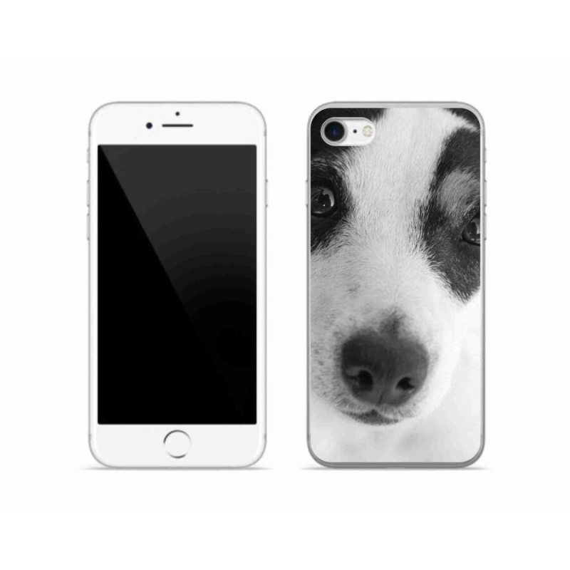 Gelový kryt mmCase na mobil iPhone SE (2022) - pes