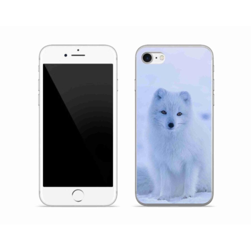 Gelový kryt mmCase na mobil iPhone SE (2022) - polární liška
