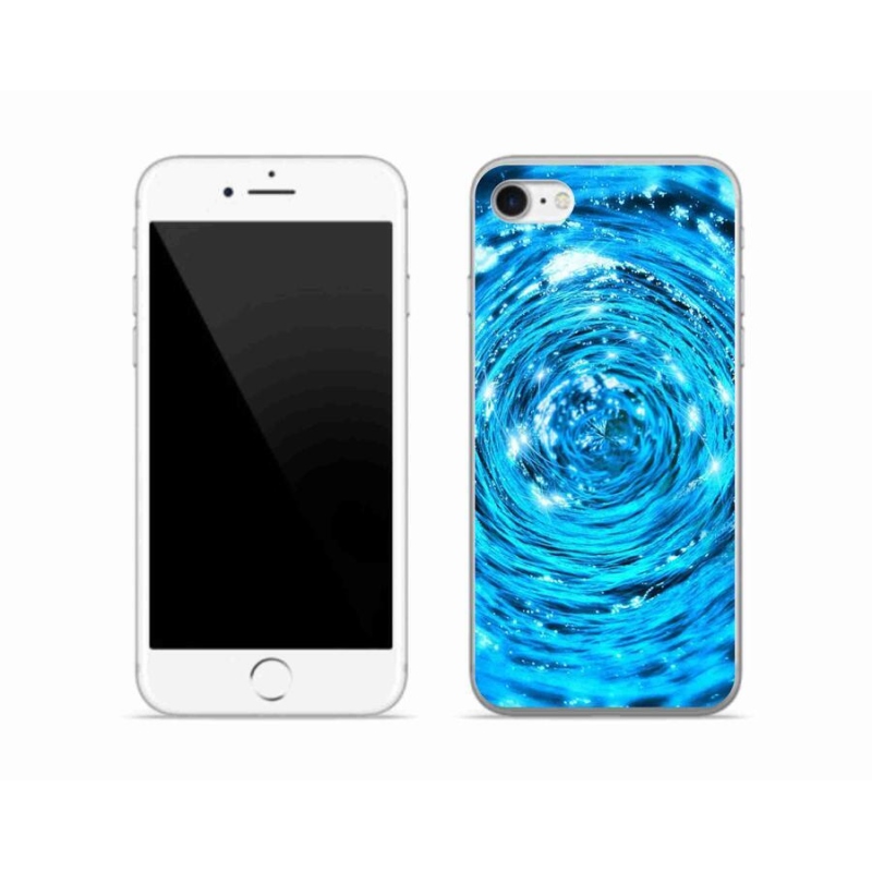 Gelový kryt mmCase na mobil iPhone SE (2022) - vodní vír
