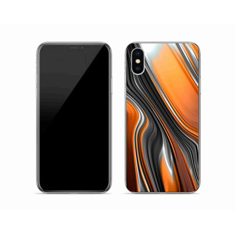 Gelový kryt mmCase na mobil iPhone X - abstrakt 3
