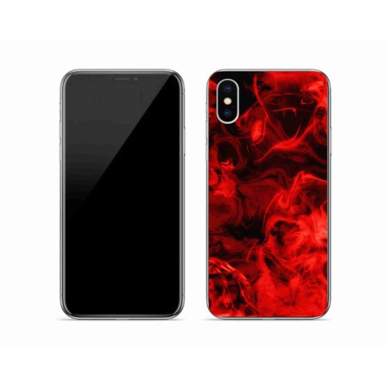 Gelový kryt mmCase na mobil iPhone X - abstraktní vzor 11