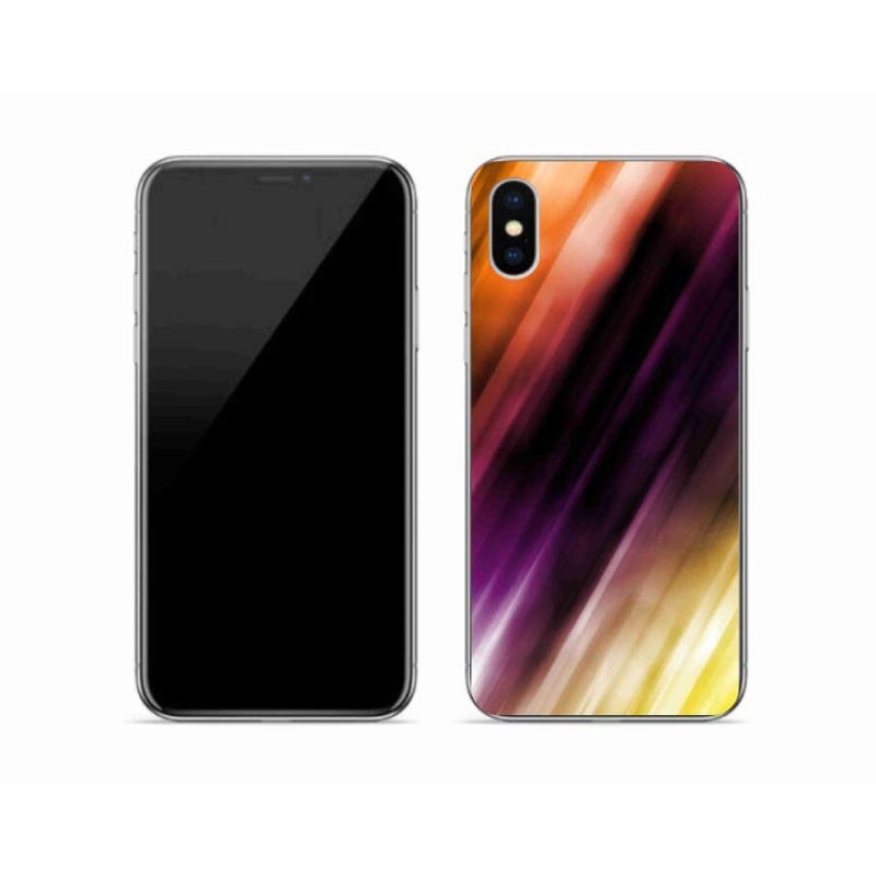 Gelový kryt mmCase na mobil iPhone X - abstraktní vzor 5