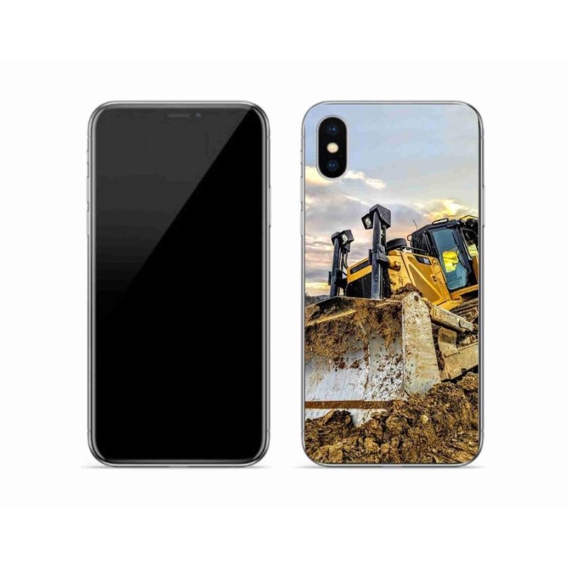 Gelový kryt mmCase na mobil iPhone X - bagr