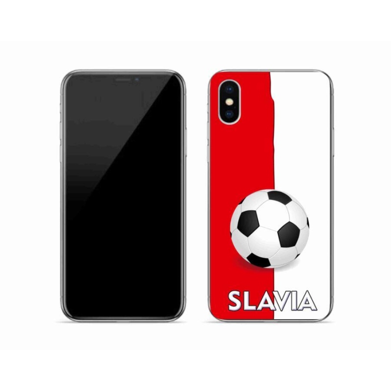 Gelový kryt mmCase na mobil iPhone X - fotbal 2