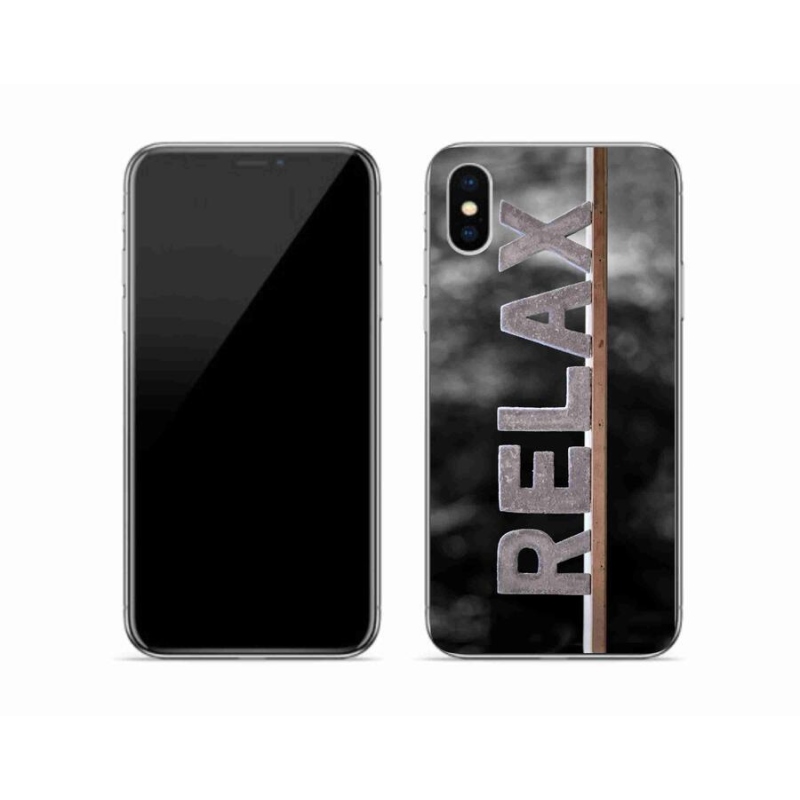 Gelový kryt mmCase na mobil iPhone X - relax 1