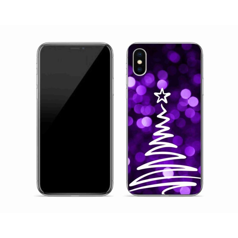 Gelový kryt mmCase na mobil iPhone X - stromek