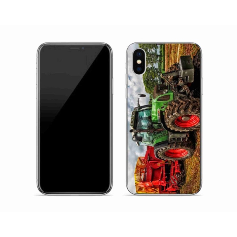 Gelový kryt mmCase na mobil iPhone X - traktor 4