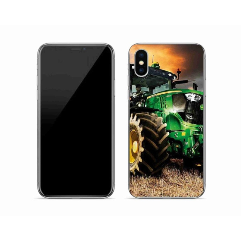 Gelový kryt mmCase na mobil iPhone X - traktor