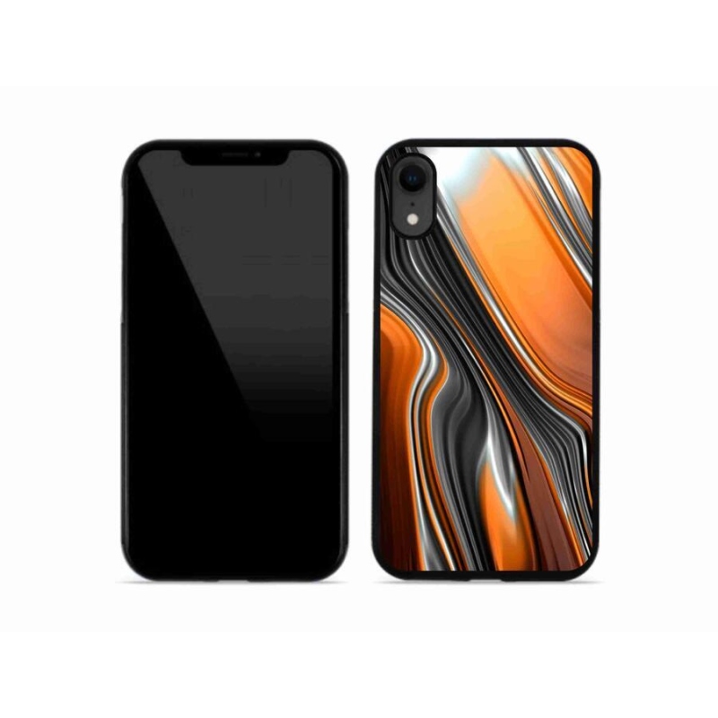 Gelový kryt mmCase na mobil iPhone XR - abstrakt 3