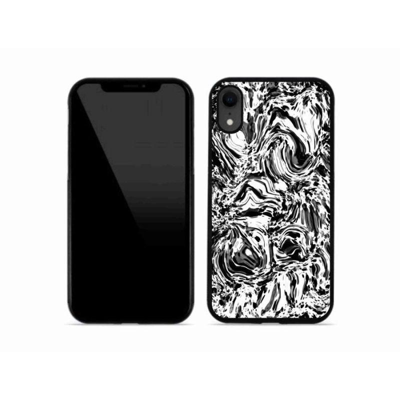 Gelový kryt mmCase na mobil iPhone XR - abstrakt 4
