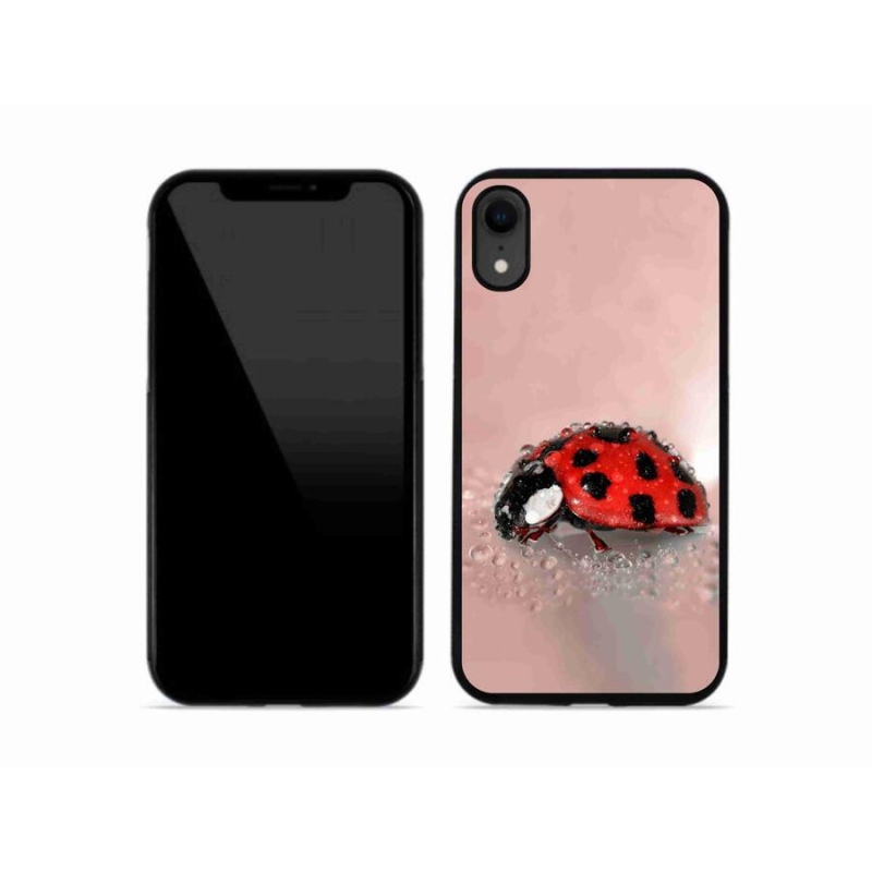 Gelový kryt mmCase na mobil iPhone XR - beruška