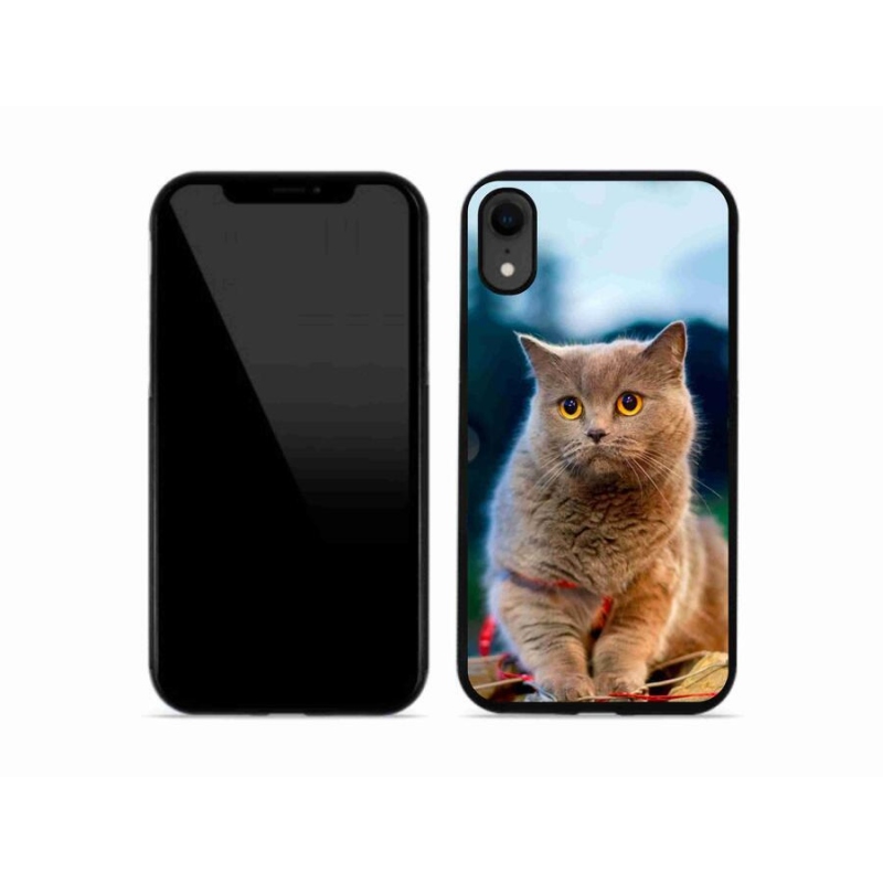 Gelový kryt mmCase na mobil iPhone XR - britská modrá 2