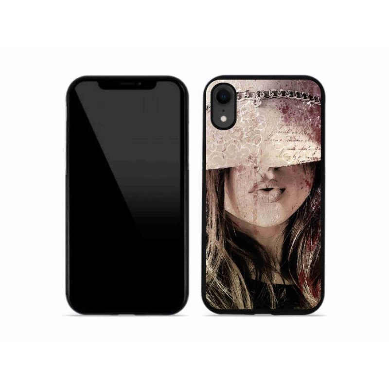Gelový kryt mmCase na mobil iPhone XR - dívka