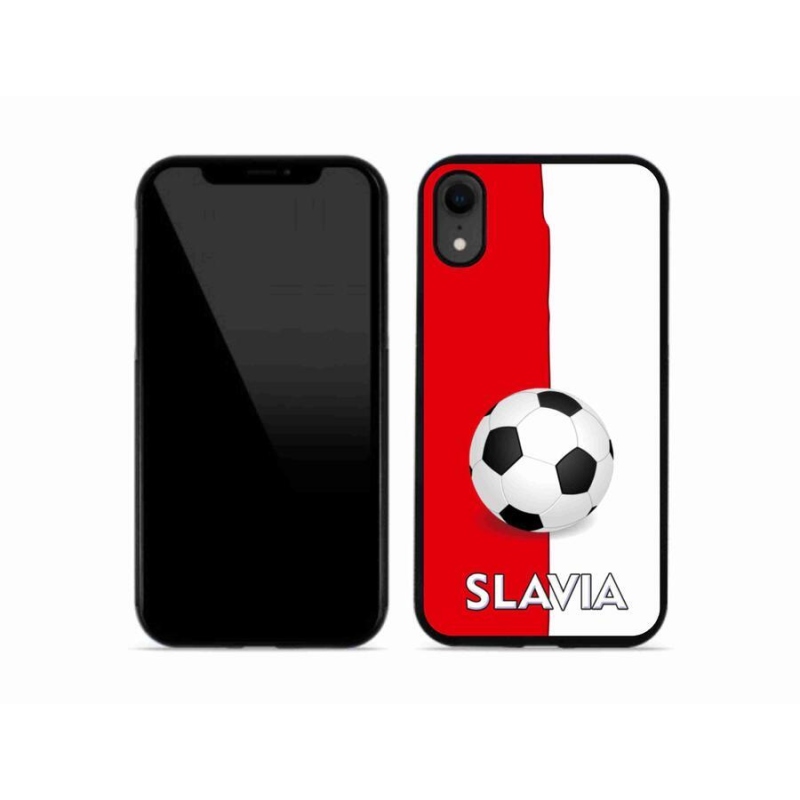 Gelový kryt mmCase na mobil iPhone XR - fotbal 2