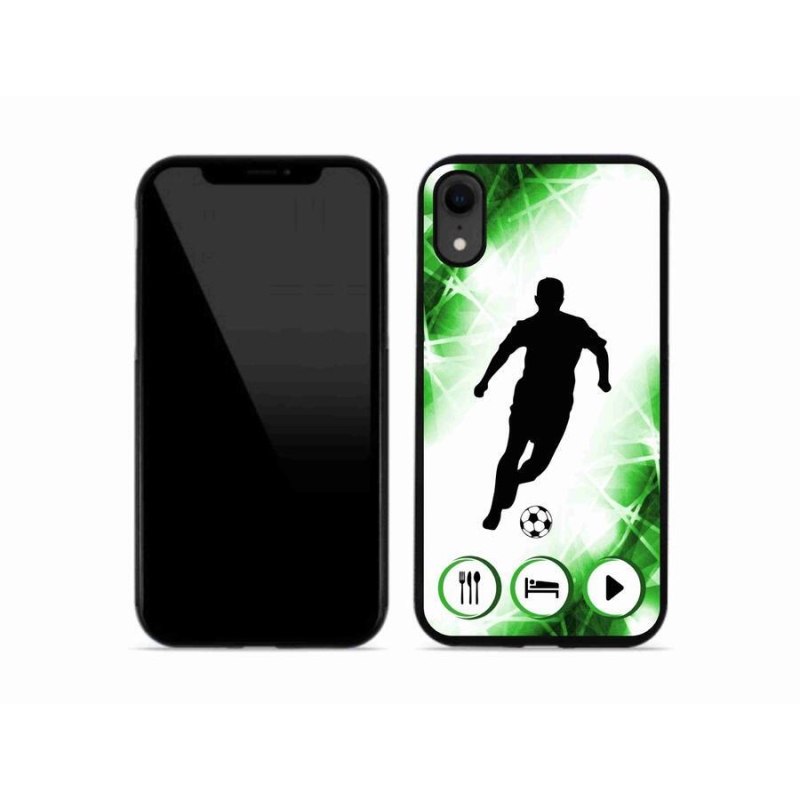 Gelový kryt mmCase na mobil iPhone XR - fotbalista