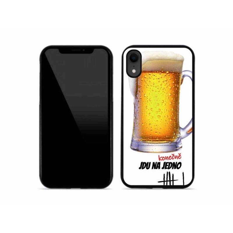 Gelový kryt mmCase na mobil iPhone XR - jdu na jedno