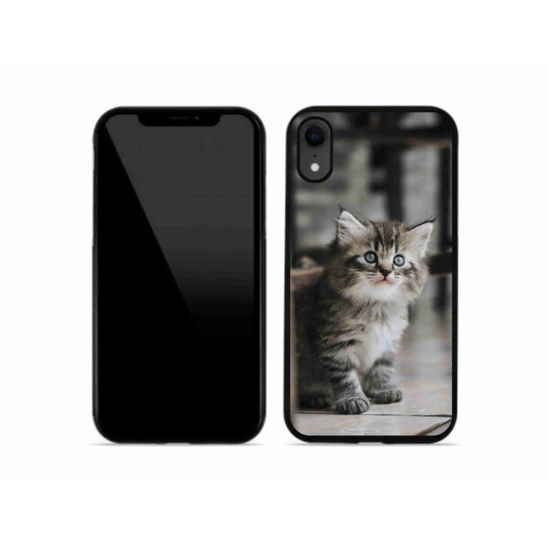 Gelový kryt mmCase na mobil iPhone XR - koťátko