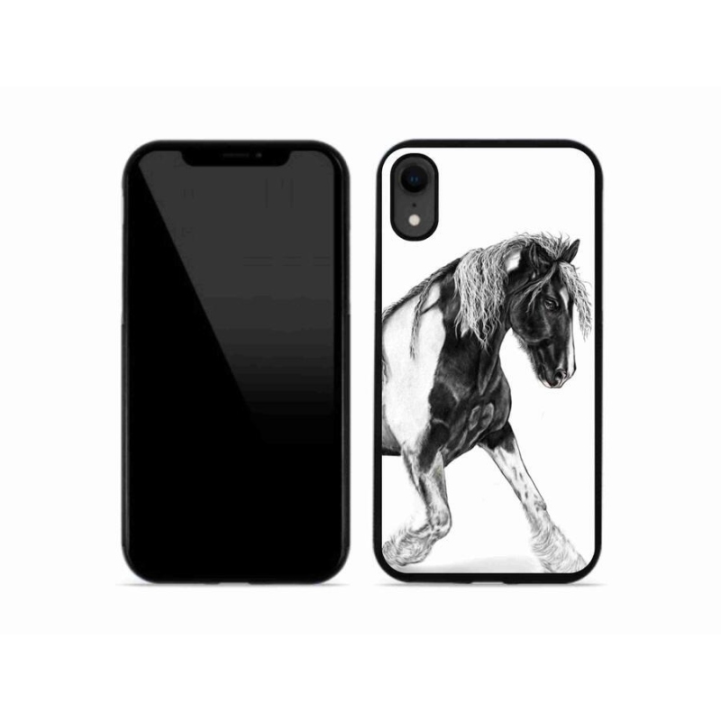 Gelový kryt mmCase na mobil iPhone XR - kůň