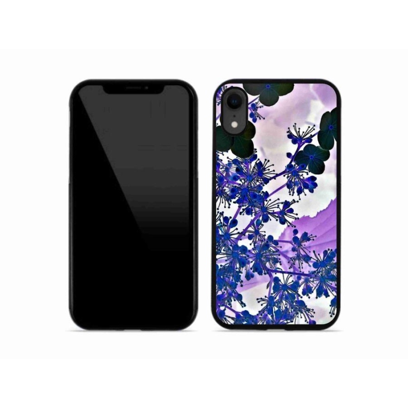 Gelový kryt mmCase na mobil iPhone XR - květ hortenzie