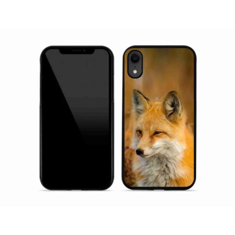 Gelový kryt mmCase na mobil iPhone XR - liška