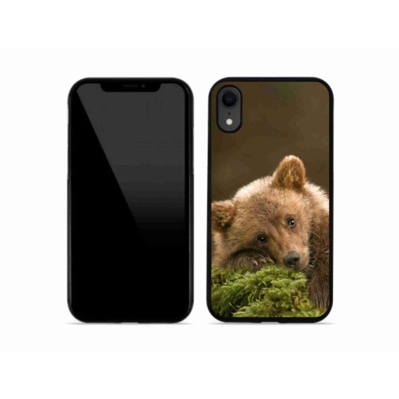 Gelový kryt mmCase na mobil iPhone XR - medvěd