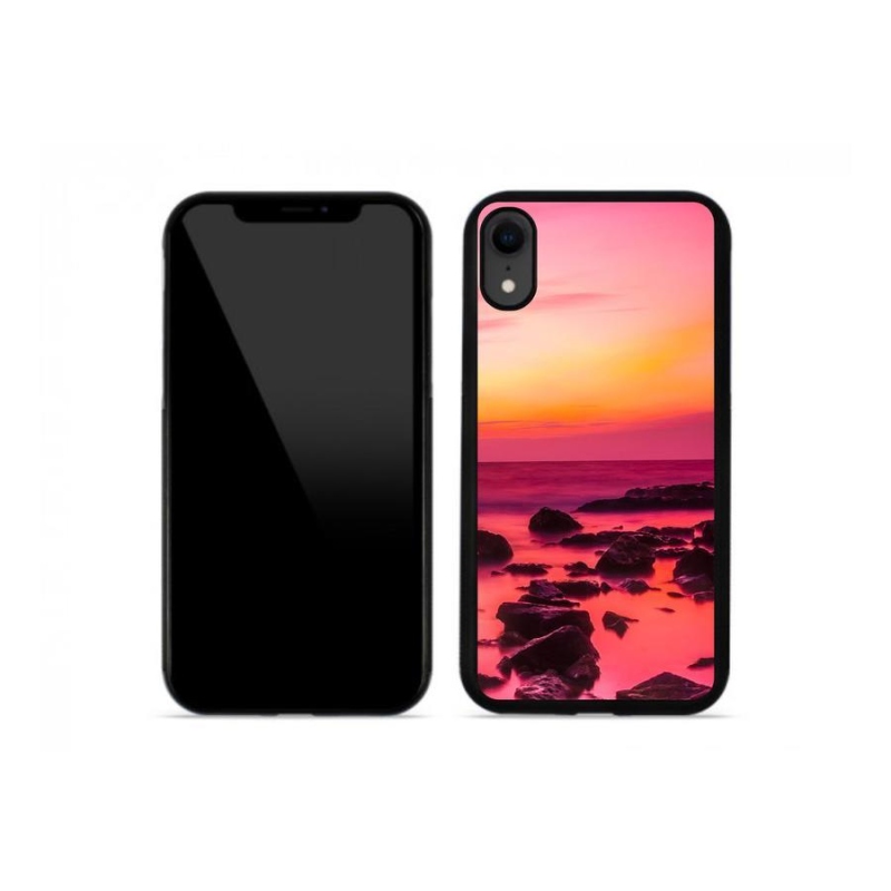 Gelový kryt mmCase na mobil iPhone XR - moře a záře
