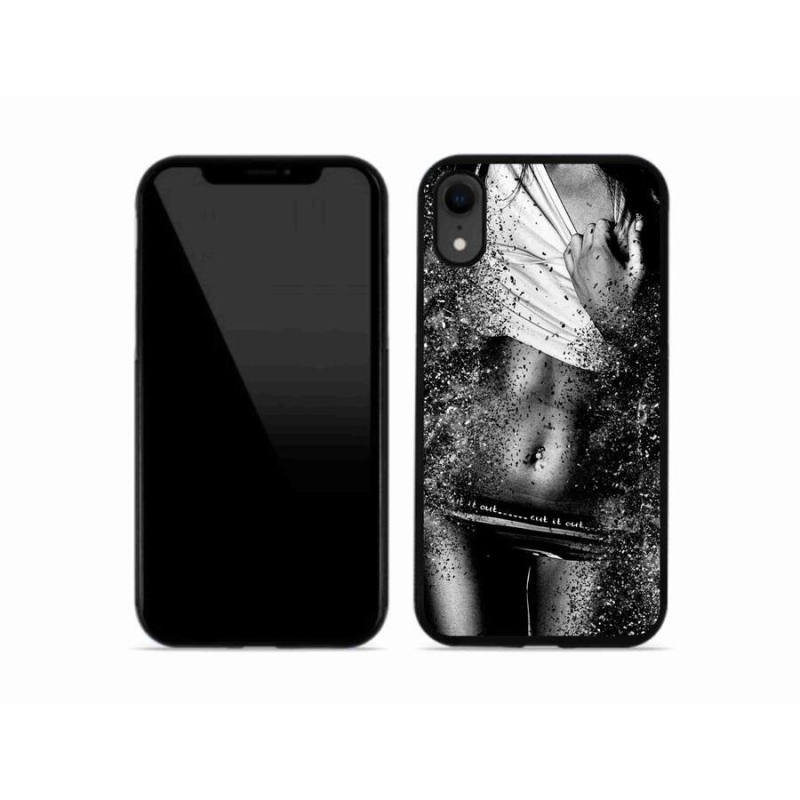 Gelový kryt mmCase na mobil iPhone XR - sexy žena 1