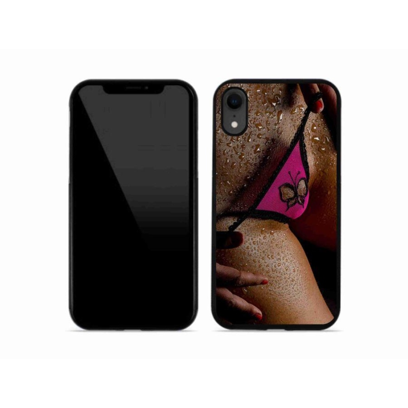 Gelový kryt mmCase na mobil iPhone XR - sexy žena