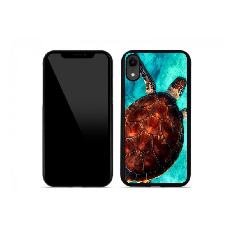 Gelový kryt mmCase na mobil iPhone XR - želva