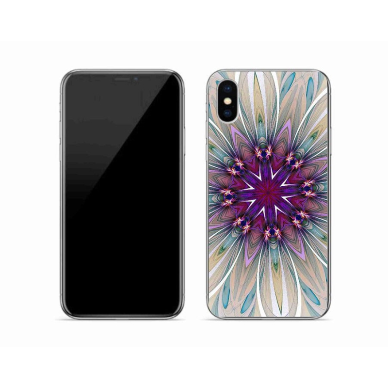Gelový kryt mmCase na mobil iPhone XS - abstrakt 10
