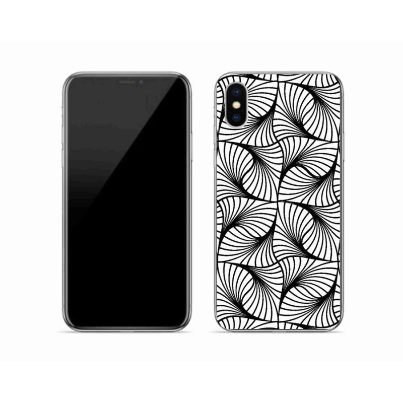 Gelový kryt mmCase na mobil iPhone XS - abstrakt 11